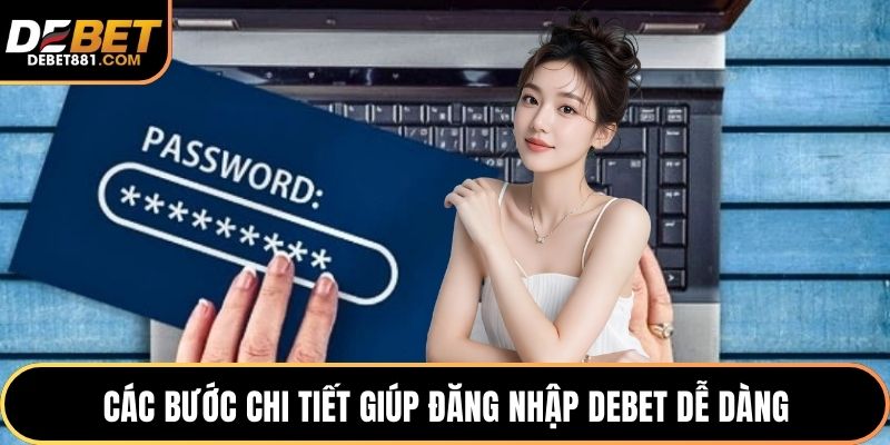 Các bước chi tiết giúp đăng nhập DEBET dễ dàng
