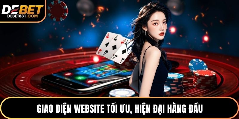 Giao diện website tối ưu, hiện đại hàng đầu