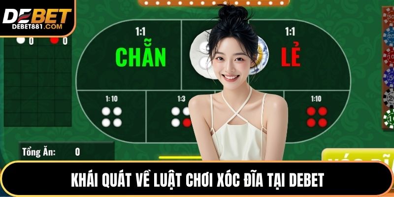 Khái quát về luật chơi xóc đĩa tại DEBET